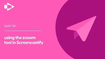 Using the zoom tool in Screencastify
