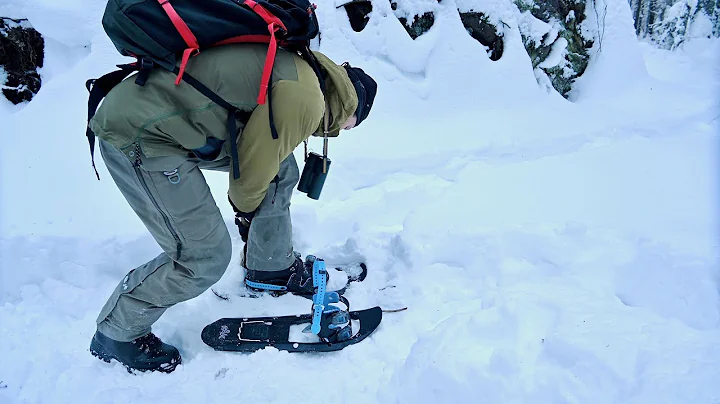 Snowshoeing and Fire in the Snowy Forest