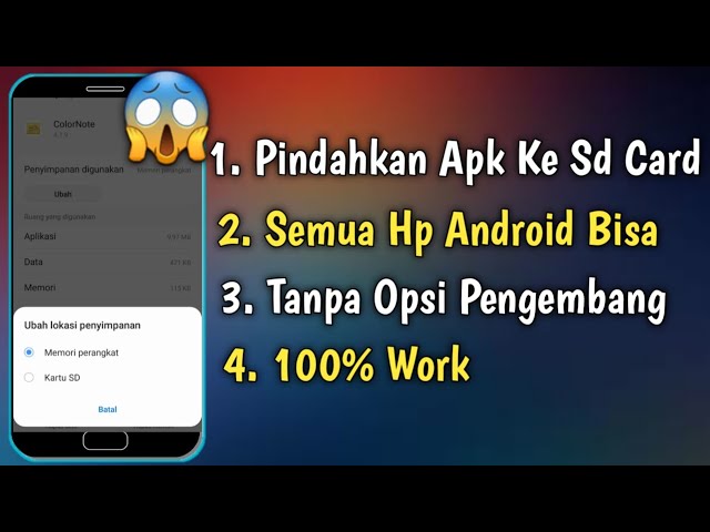 Cara Memindahkan Aplikasi Ke Kartu Sd Berlaku Di Semua Hp Android class=