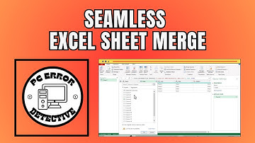 How To Combine Multiple Excel Sheets Or Workbooks Seamlessly In Windows PC - For Beginners