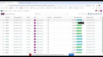การใช้โปรแกรม Odoo สำหรับกระบวนการจัดหาและจัดซื้อ