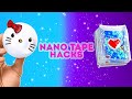 AMAZING NANO TAPE CRAFTS || Cool DIYs for Students! Epoxy Resin &amp; Clay Ideas by 123 GO! SCHOOL