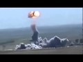 Isis suicide bombers vehicle goes airborne and explodes in mid air