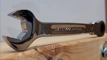 The Milwaukee 24 mm Flex Head Ratcheting Combination Wrench
