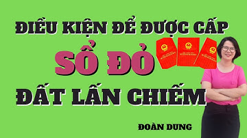Đất lấn chiếm có được cấp sổ đỏ không |Đoàn Dung