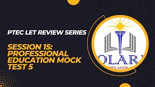 PTEC LET Review Session 15 Professional Education Assessment of Learning by NQESH (Principal's Test) & LET Review from PTEC 307 views 3 months ago 26 minutes