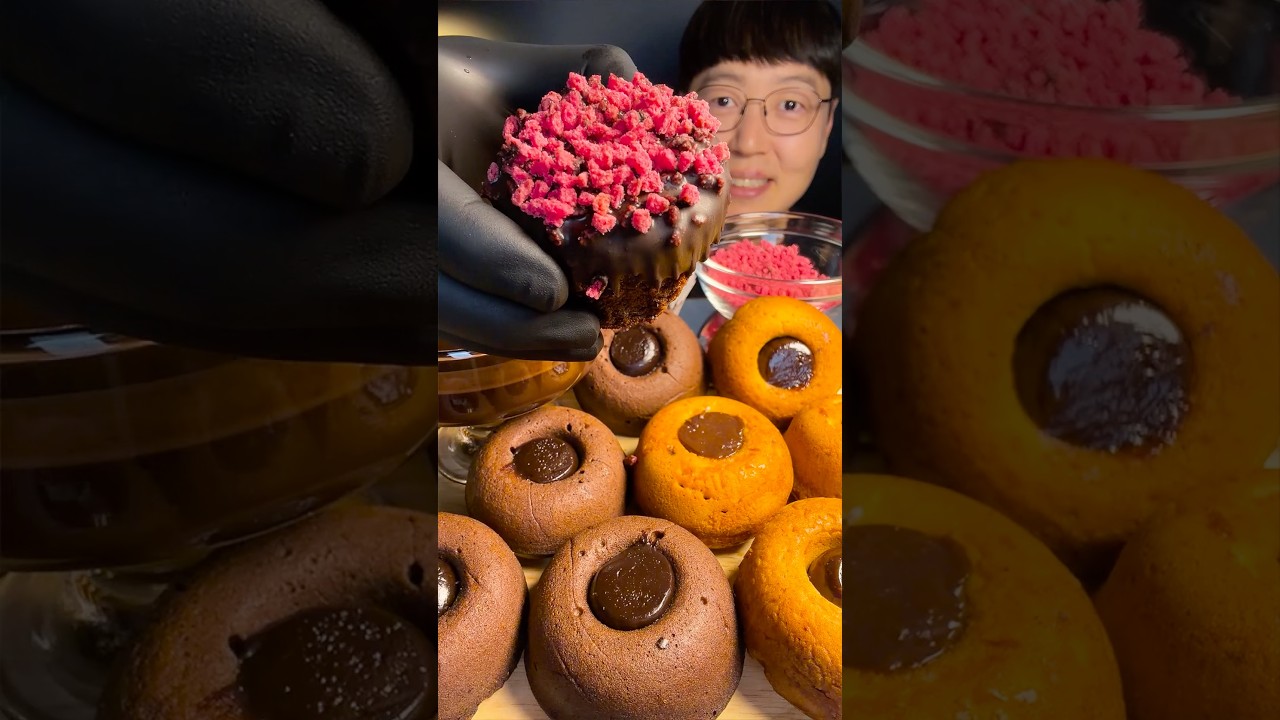 널담 도넛케이크 카스테라 먹방ASMR 🍩 #mukbang
