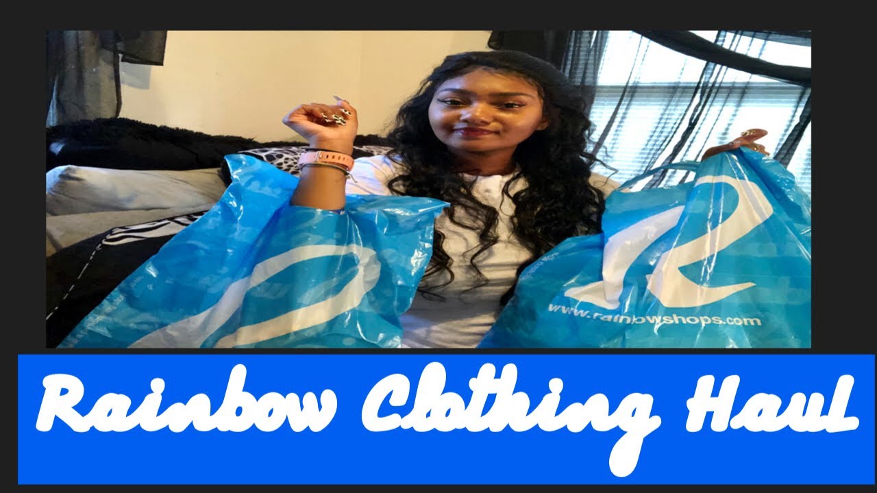 Rainbow Clothing Haul YouTube