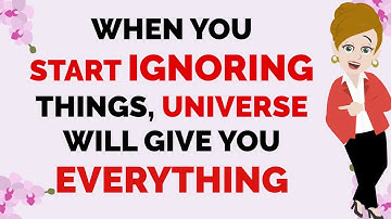 Abraham Hicks ~ WHEN YOU START IGNORING THINGS, UNIVERSE WILL GUIDE YOU IN EVERYTHING★🧡TRUST THAT🧡★