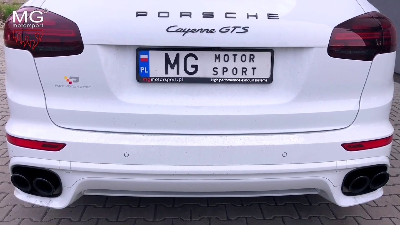 Porsche Cayenne GTS w/MGmotorsport.pl exhaust YouTube