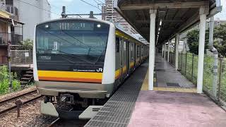 JR南武線E233系8000番台横ナハN35編成 鹿島田駅発車