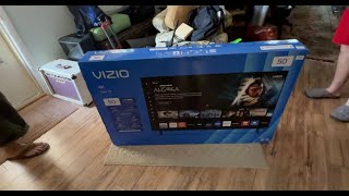 Where is the power cord for my Vizio 50 inch 4K TV?