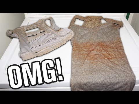 How I Remove Self Tanner from White Clothing