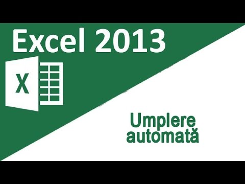 Video: Cum Se Face Numerotarea în Excel