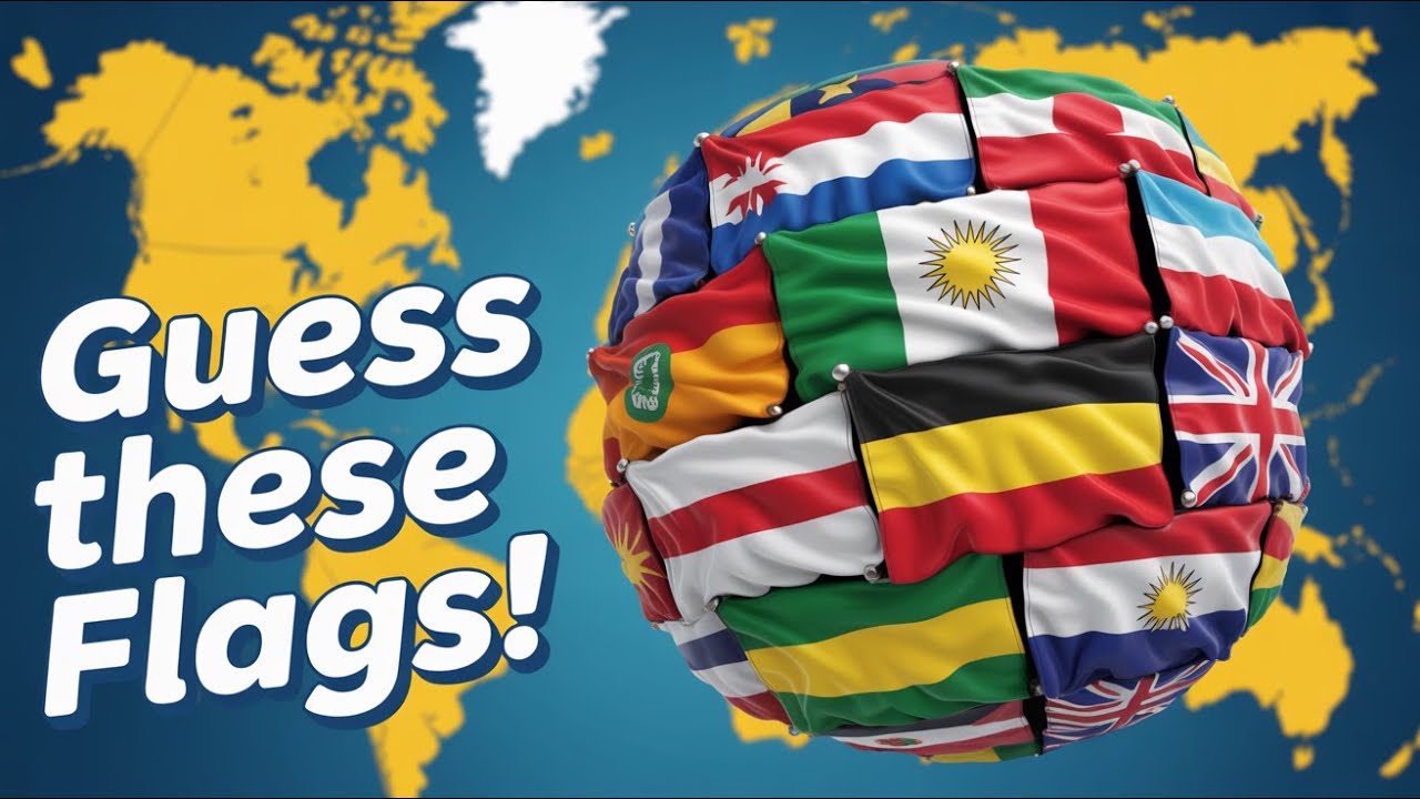 50 Flags Challenge: Can You Guess Them All? 🌍| 