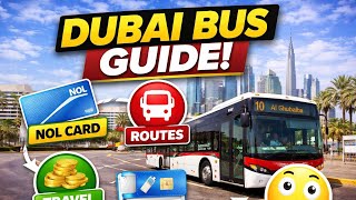 Dubai Bus Routes Explained 🚍 | RTA Buses, Nol Card & How to Travel Cheap