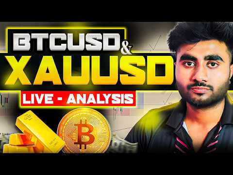 Thumbnail for 🔴 LIVE: Trading Gold & Crypto with SMC | Market Update