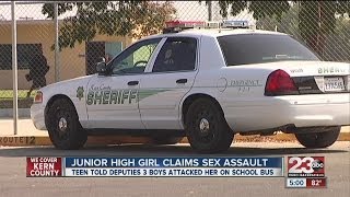 Kern County sheriff's deputies investigating possible sexual assault on middle school bus