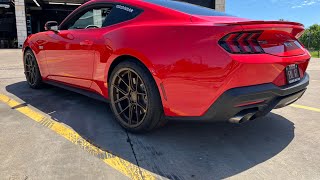 2024 Mustang GT wheels and Nitto tire upgrade