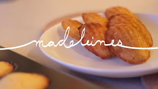 Madeleine Cookies (from scratch)  |  Bake with me *dessert*