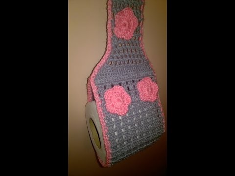 diy-toilet-paper-holder-#crochet--porte-papier-hygiènique-en-crochet-#toiletpaper-tissue-holder