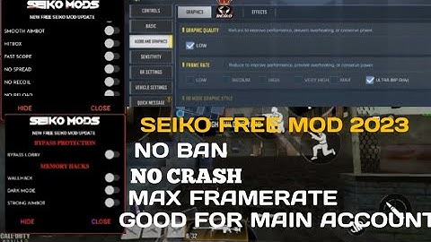 SEIKO FREE GARENA MOD|ver 1.6.37|NO CRASH|NO BAN