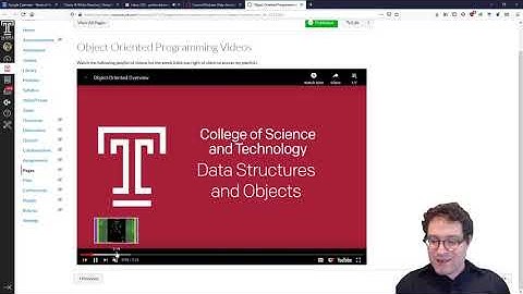 CIS 2168 - Fall 2020 Welcome Video