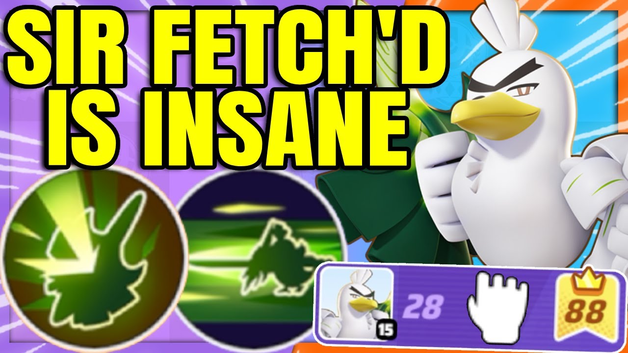 28 KO's?! SIR FETCH'D is here and FURY CUTTER + DETECT is INSANE | Pokemon Unite