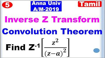 TPDE | MA3351 | Unit 5 | Inverse Z Transform in Tamil | Problem Using Convolution Theorem in Tamil