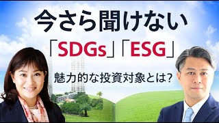 今さら聞けない「SDGs」と「ESG」。魅力的な投資対象とは？