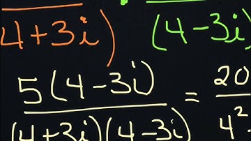 Divide complex numbers.