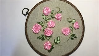 Простая роза из ленты / Simple ribbon rose
