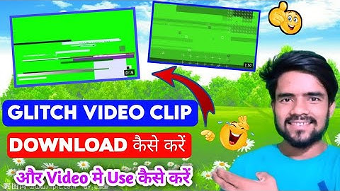 algrow video editing | Algrow glitch effect Download kaise kare | Glitch Video effect green screen