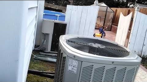 2012 Trane XB13 Heat Pump Starting Up & Running (Heat Mode)