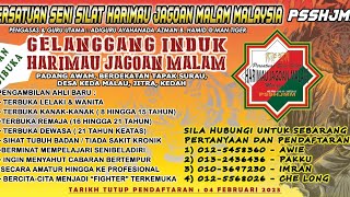 Latihan Pelembut dan Bahagian Asas Anak Jagoan - Seni Silat Harimau Jagoan Malam Malaysia