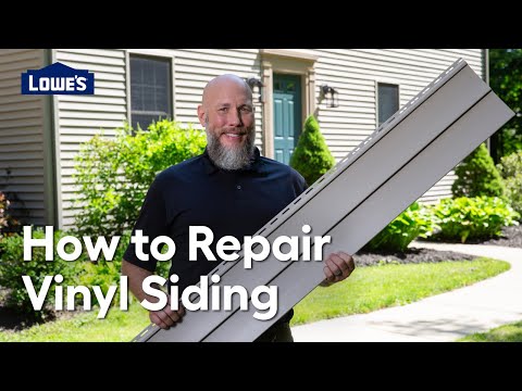 How to Repair Vinyl Siding @lowes