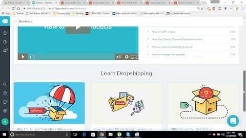How to setup and import products into oberlo on shopify