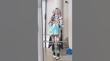 Upgrading a low quality costume I bought online! #cosplay #diy #firefly #honkaistarrail #tutorial