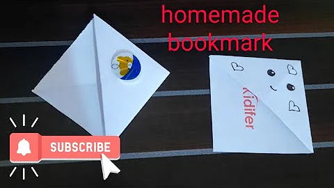 how to make bookmark at home with peper.Munzias craft