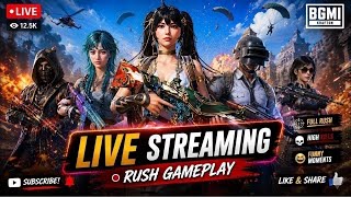 BGMI FULL RUSH GAME PLAY STREMING COME JOIN. IT. UNIQ IS LIVE BGMI