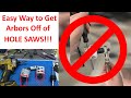 (550) Easy Way to Get Arbors Off of Hole Saws