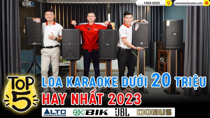 Top 5 Loa karaoke Dưới 20 triệu hay nhất năm 2023 - YouTube