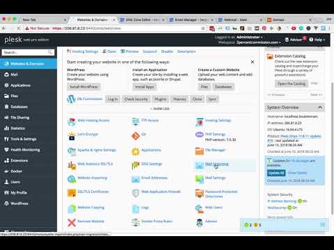 How to import your email address and emails from cpanel to plesk (bluehost example)