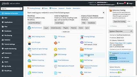 How to import your email address and emails from cpanel to plesk (bluehost example)