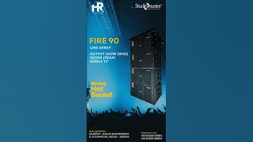STUDIOMASTER FIRE 90 LINE ARRAY #dj #studiomasterprofessional #linearray #professionalaudio