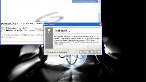 Instalação e configuração do cyber script .wmv