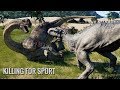 Indominus Rex Killing For Sport - Isla Nublar Desert | Jurassic World Evolution (4K 60FPS)