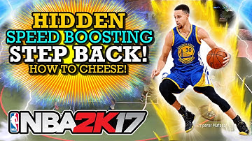 NBA 2K17 HIDDEN SPEED BOOSTING STEP BACK DRIBBLE MOVE!! (AFTER PATCH 11!) (COMBO DRIBBLE MOVES!)
