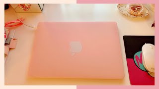 APPLE MACBOOK AIR Pink Case & Pink Keyboard Setup screenshot 1