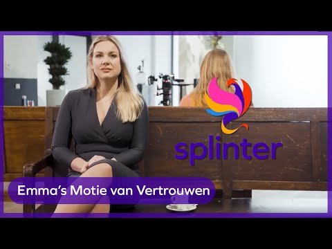 Femke Merel van Kooten bij Emma's Motie van Vertrouwen
